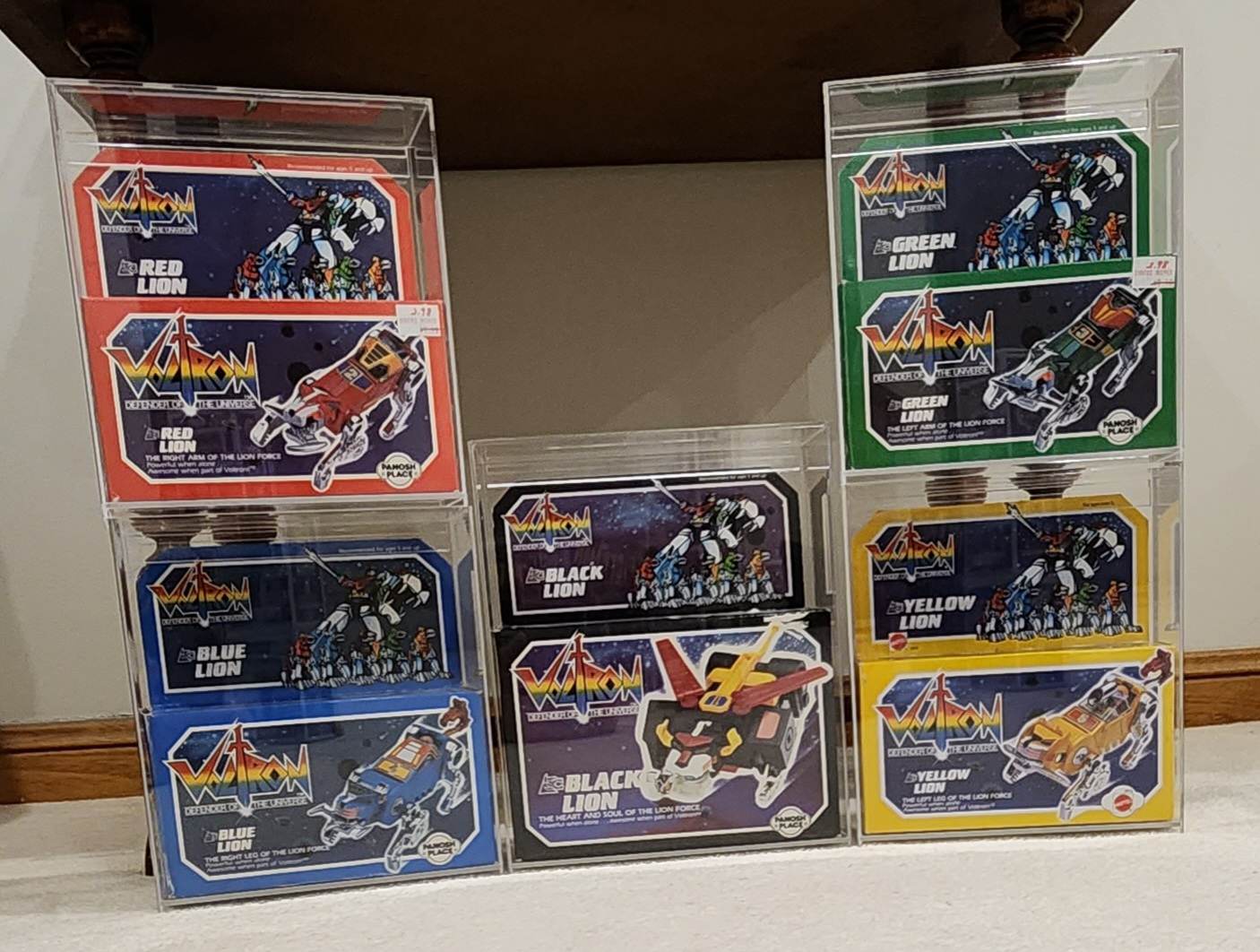 VOLTRON COLOURED LIONS