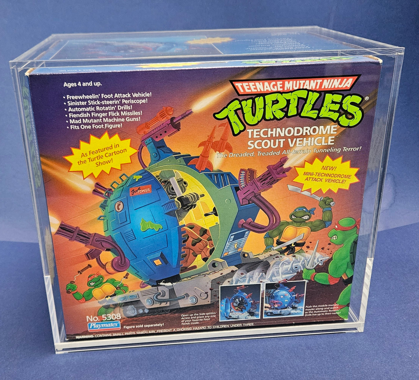 TMNT VINTAGE TECHNODROME SCOUT VEHICLE