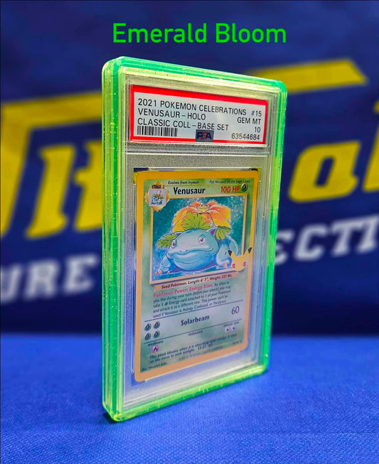 PSA/CGC SLAB BUMPER - EMERALD BLOOM