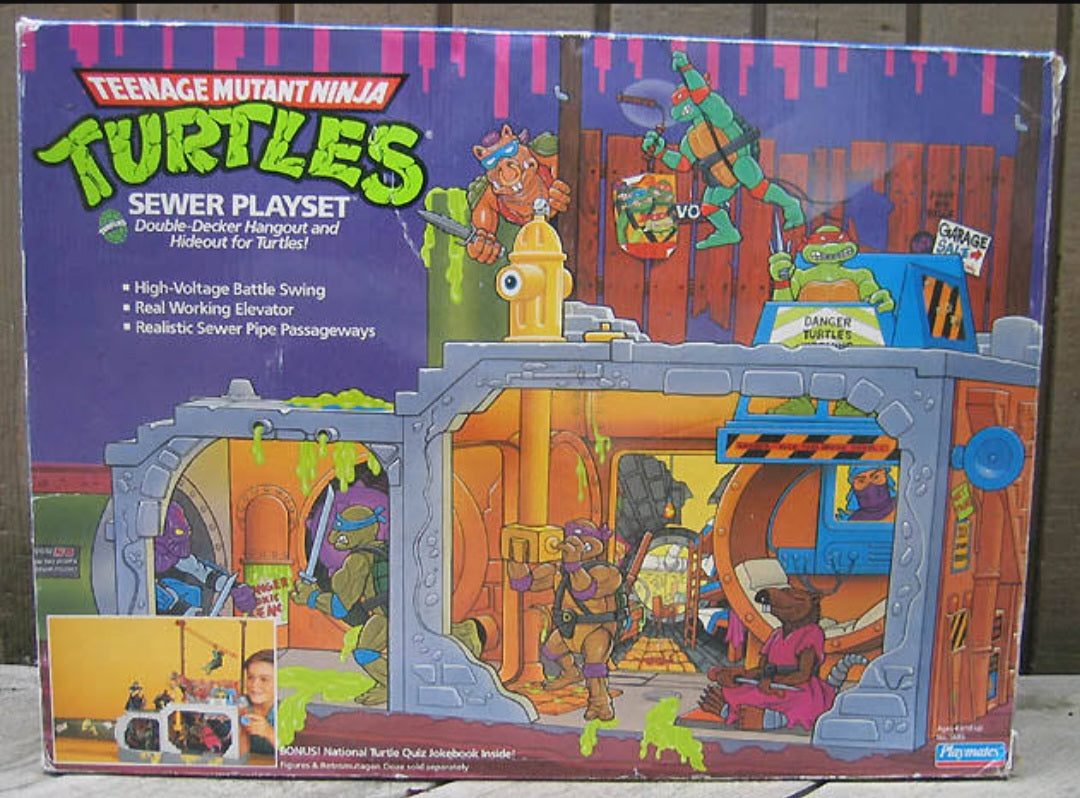 TMNT VINTAGE SEWER PLAYSET